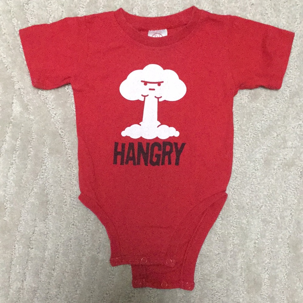 WryBaby hangry onesie - because it’s true